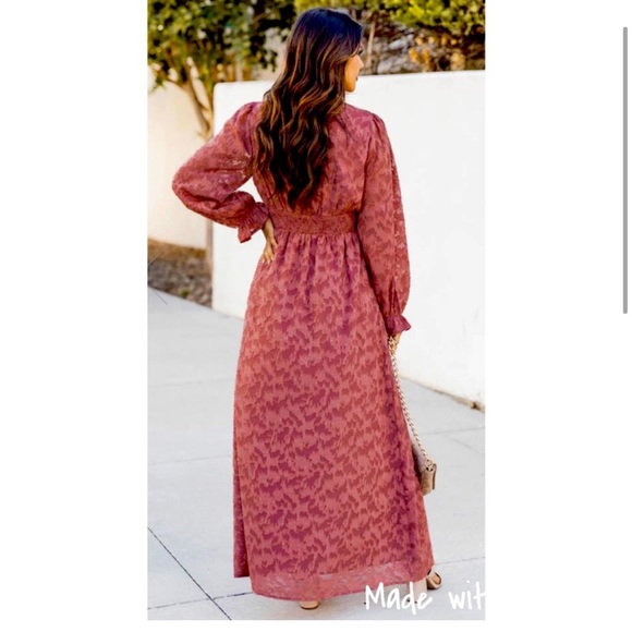 Pink Lily Floral Maxi Dress - Picture 7 of 7